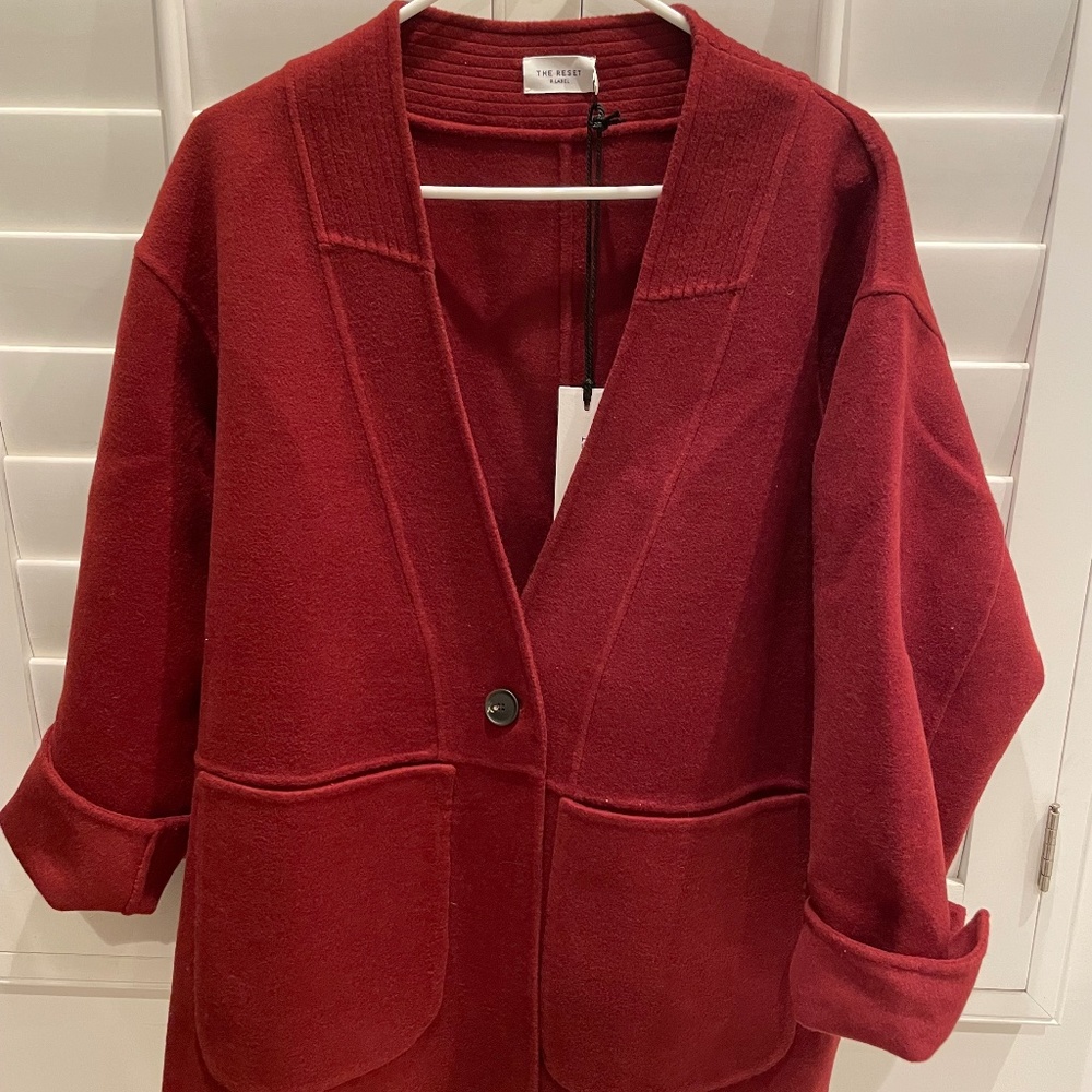 NWT The Reset Downtown Jacket (M) - Chestnut